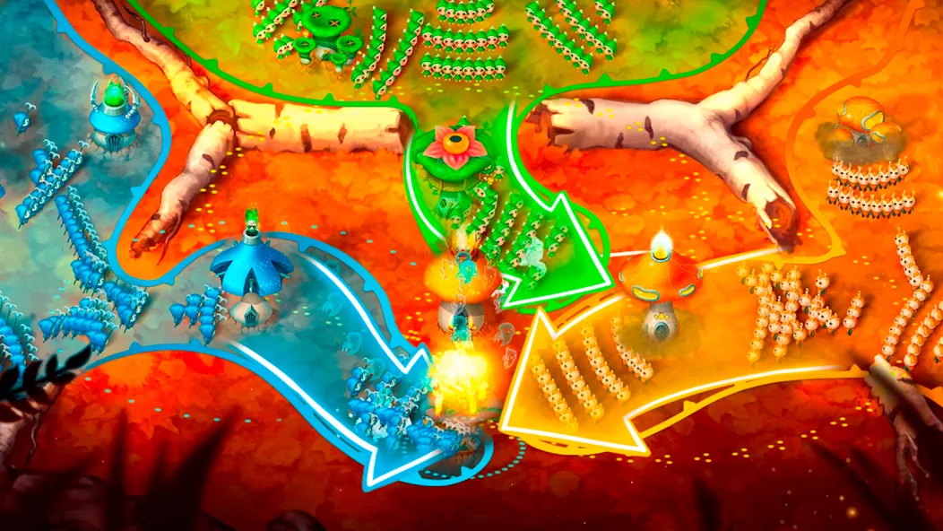 Mushroom Wars 2: RTS Strategy (Мушрум Варс 2)  [МОД Все открыто] Screenshot 5