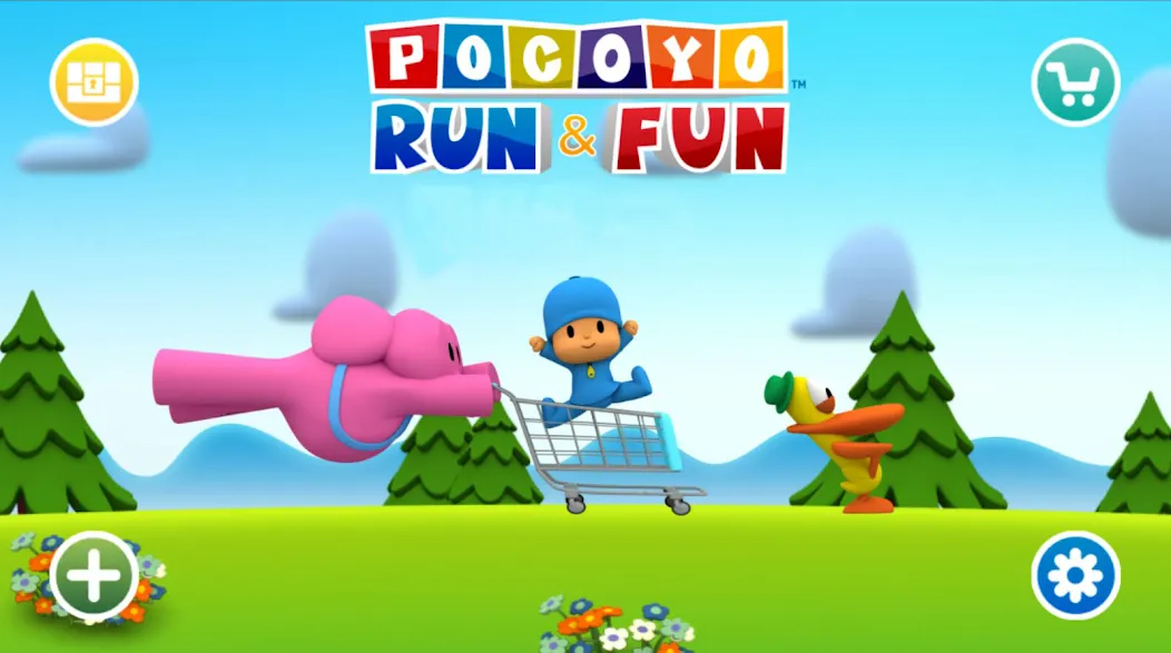 Pocoyo Run & Fun: Cartoon Jump  [МОД Меню] Screenshot 1