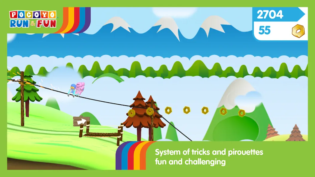 Pocoyo Run & Fun: Cartoon Jump  [МОД Меню] Screenshot 4