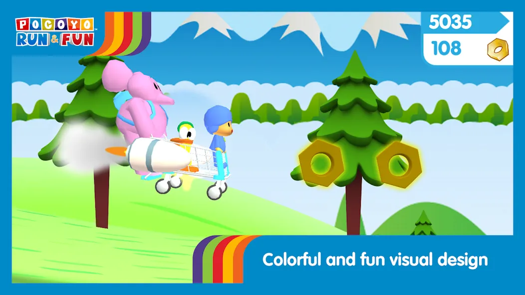 Pocoyo Run & Fun: Cartoon Jump  [МОД Меню] Screenshot 5