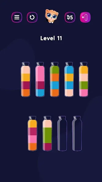 Get Color - Water Sort Puzzle  [МОД Бесконечные деньги] Screenshot 2