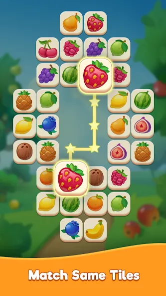 Tasty Match -  Zen Connect  [МОД Бесконечные монеты] Screenshot 2