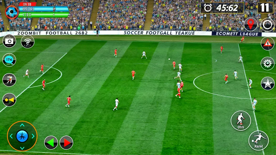 Soccer Games Football 2022  [МОД Бесконечные монеты] Screenshot 4