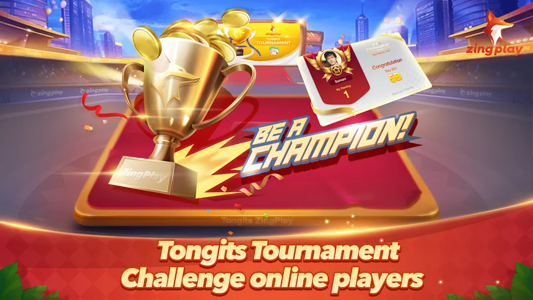 Tongits ZingPlay-Fun Challenge (Тонгитс ЗингПлэй)  [МОД Все открыто] Screenshot 1