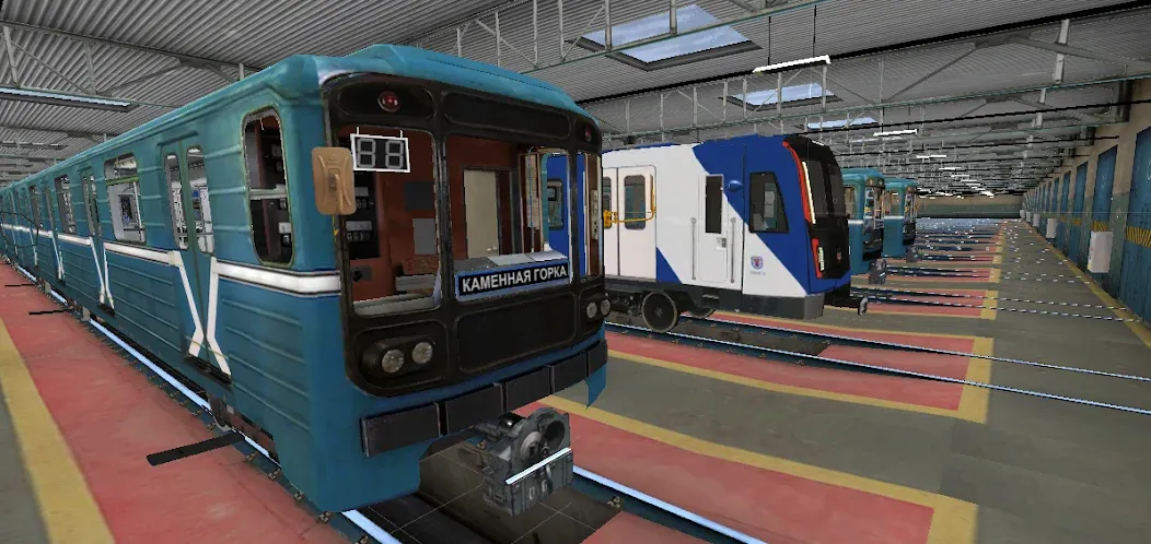 Minsk Subway Simulator  [МОД Бесконечные монеты] Screenshot 1