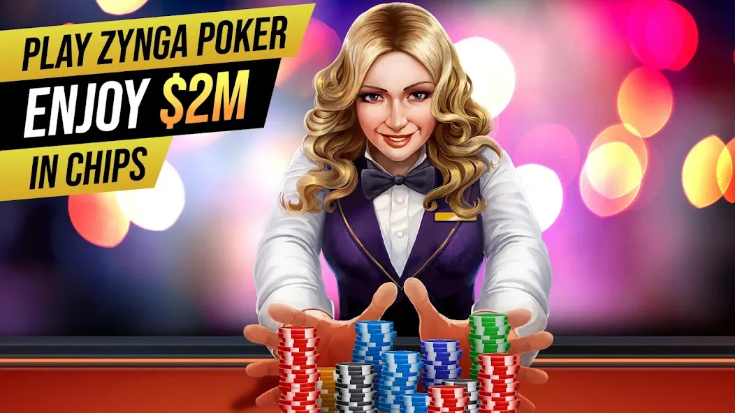 Zynga Poker ™ – Texas Holdem (Зинга Покер)  [МОД Unlocked] Screenshot 2