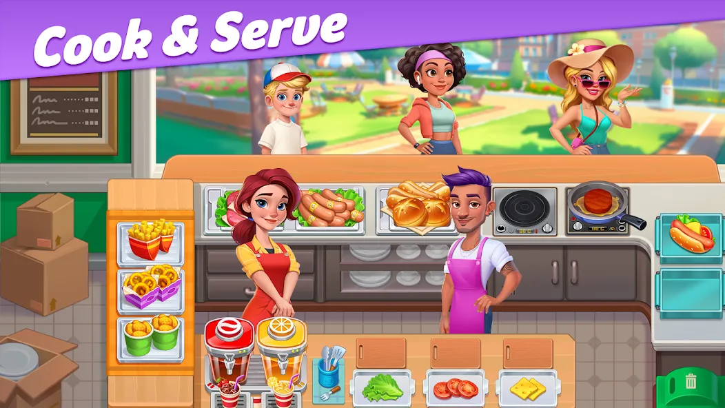 Restaurant Rescue - Food Games (Ресторанный спасатель)  [МОД Бесконечные монеты] Screenshot 1