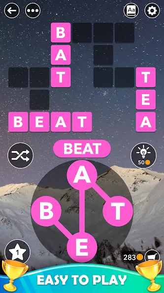 Word Cross: Offline Word Games  [МОД Много монет] Screenshot 2