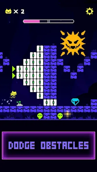 Underground Race - Arcade Game (Ритм Дэш)  [МОД Все открыто] Screenshot 1
