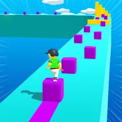 Взломанная Block Surfer (Блок Серфер)  [МОД Много монет] - последняя версия apk на Андроид