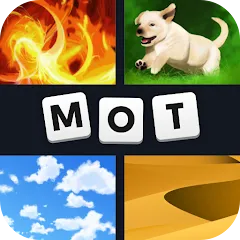 Скачать взломанную 4 Images 1 Mot (Имаджес 1 Мот)  [МОД Много денег] - полная версия apk на Андроид
