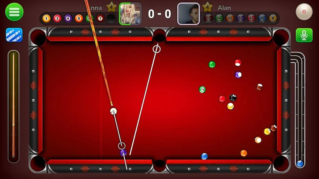 8 Ball Live - Billiards Games (Бол Лайв)  [МОД Много денег] Screenshot 1