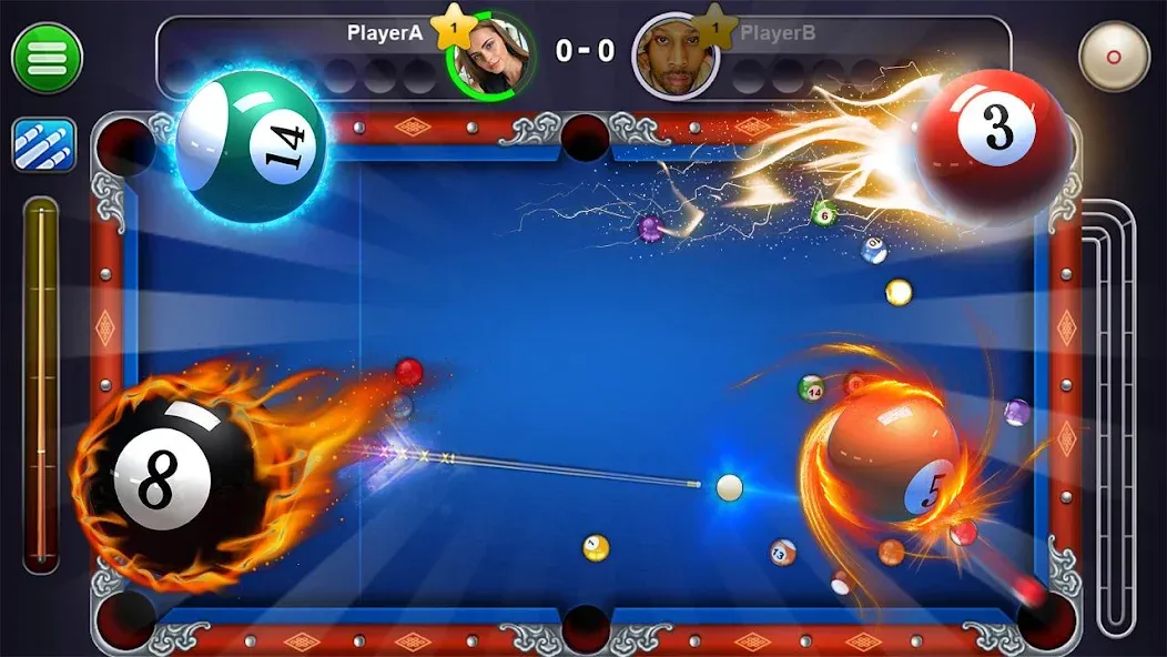 8 Ball Live - Billiards Games (Бол Лайв)  [МОД Много денег] Screenshot 3