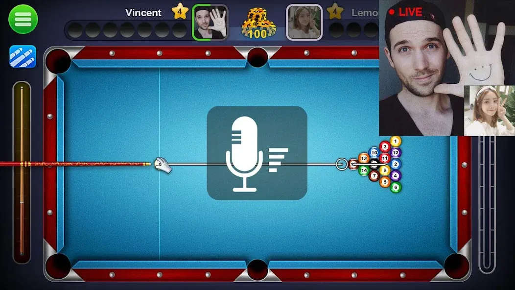 8 Ball Live - Billiards Games (Бол Лайв)  [МОД Много денег] Screenshot 5