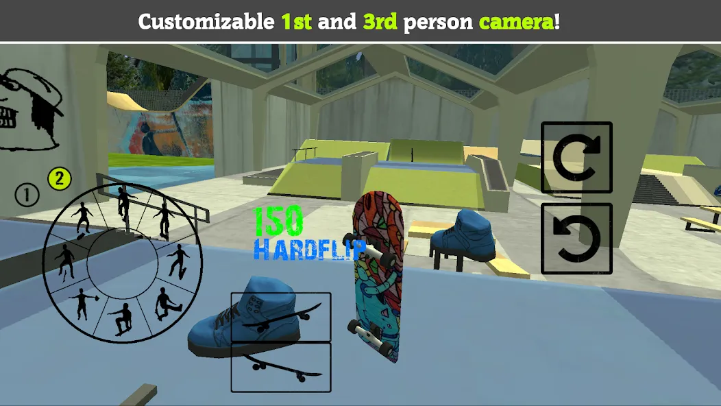 Skateboard FE3D 2 (Скейтборд 3D 2)  [МОД Unlimited Money] Screenshot 3