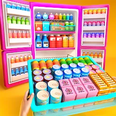 Скачать взлом Fill Up Fridge：Organizing Game  [МОД Unlimited Money] - стабильная версия apk на Андроид