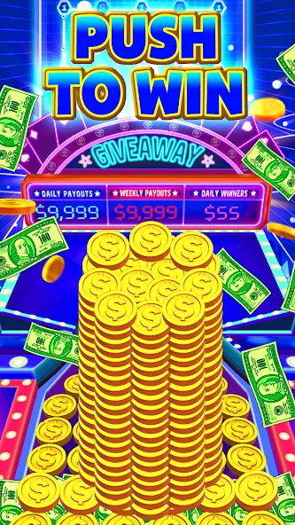 Cash Carnival Coin Pusher Game (Кэш Карнавал Монетный Толкатель Игра)  [МОД Menu] Screenshot 2