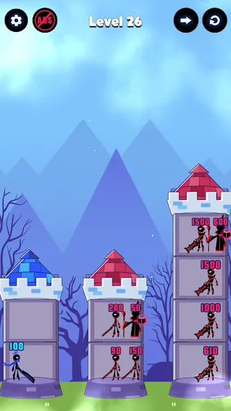 Hero Castle War: Tower Attack (Хиро Касл Вар)  [МОД Все открыто] Screenshot 4