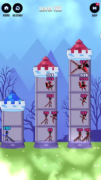 Hero Castle War: Tower Attack (Хиро Касл Вар)  [МОД Все открыто] Screenshot 5