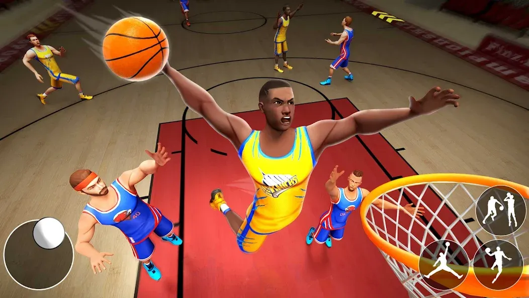 Dunk Smash: Basketball Games (Баскетбольные игры)  [МОД Mega Pack] Screenshot 1