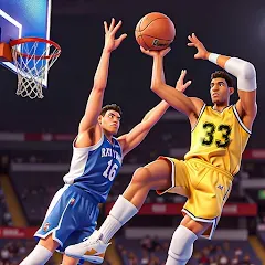 Взломанная Dunk Smash: Basketball Games (Баскетбольные игры)  [МОД Mega Pack] - полная версия apk на Андроид