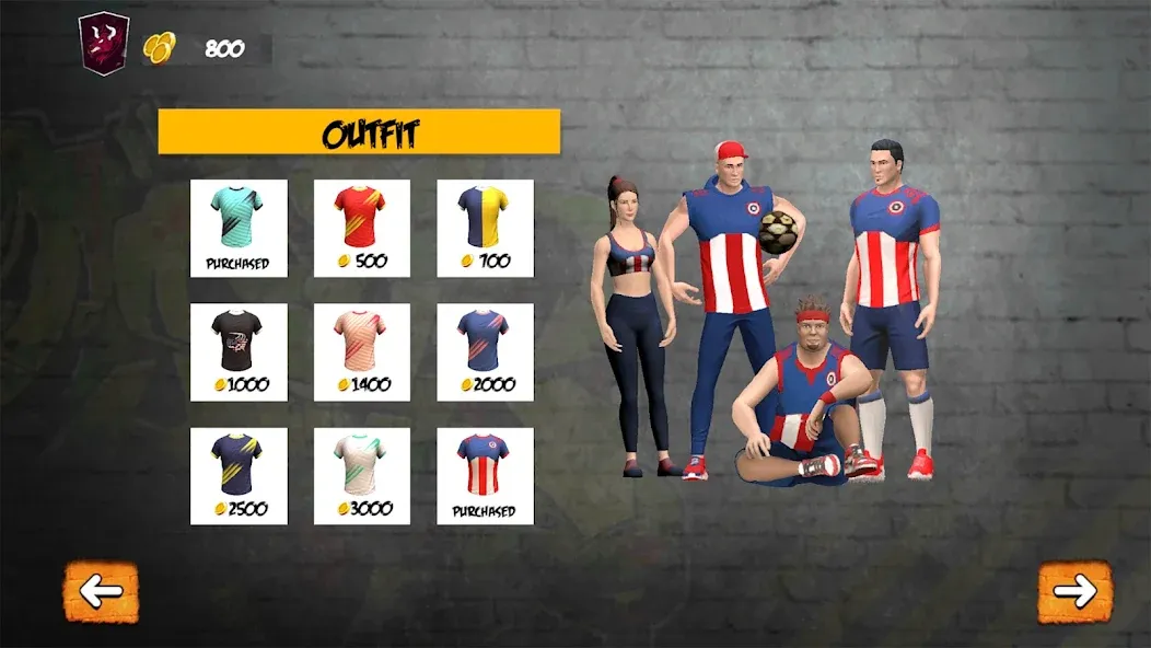 Street Football: Futsal Games (Стрит Футбол)  [МОД Меню] Screenshot 4