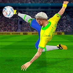 Скачать взломанную Play Football: Soccer Games (тар Футбол 23)  [МОД Все открыто] - полная версия apk на Андроид