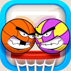 Скачать взлом Your Balls: Basketball Game (Йоур Баллс)  [МОД Много монет] - последняя версия apk на Андроид