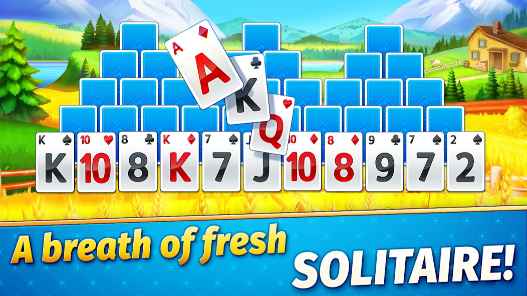 Solitaire Golden Prairies  [МОД Все открыто] Screenshot 1