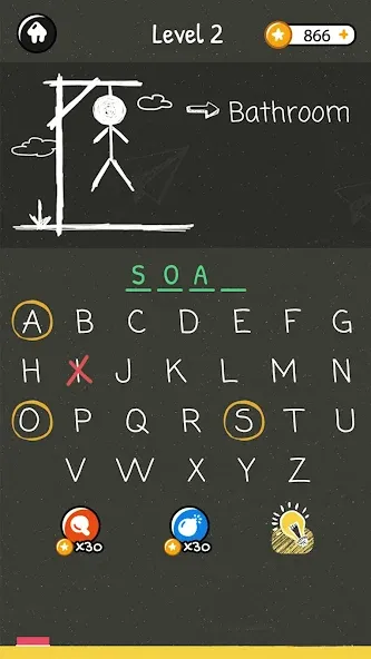 Hangman Words:Two Player Games  [МОД Menu] Screenshot 3