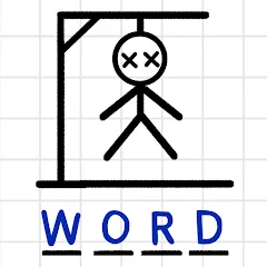 Скачать взломанную Hangman Words:Two Player Games  [МОД Menu] - полная версия apk на Андроид