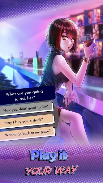 HaremKing - Waifu Dating Sim (ХаремКинг)  [МОД Меню] Screenshot 1