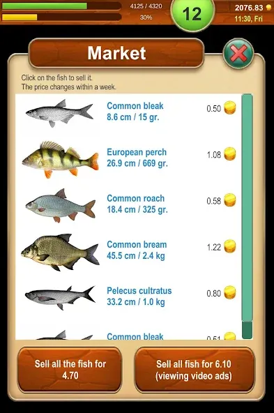 Fishing Baron - fishing game  [МОД Menu] Screenshot 5