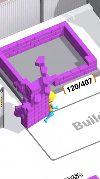 Pro Builder 3D (Про Билдер 3Д)  [МОД Бесконечные монеты] Screenshot 1