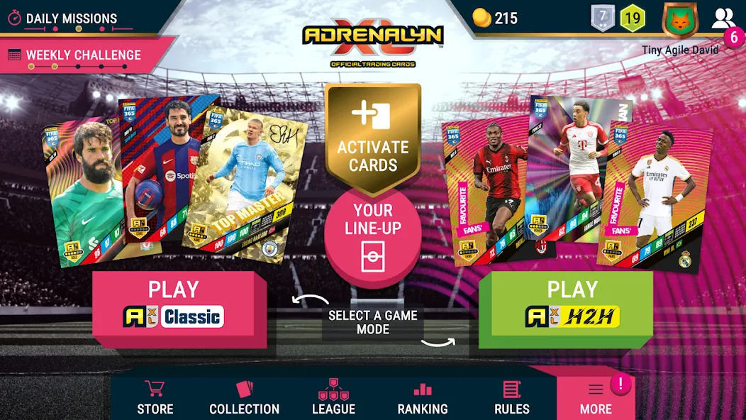 Panini FIFA 365 AdrenalynXL™ (Панини ФИФА 365 АдреналинХЛ)  [МОД Menu] Screenshot 1