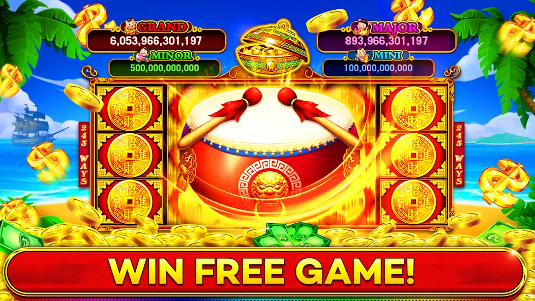 Jackpot Boom Casino Slot Games (Джекпот Бум Казино Игры на Слотмашинах)  [МОД Меню] Screenshot 1