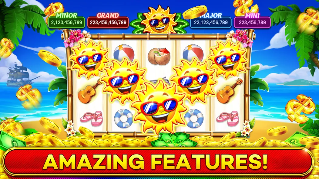 Jackpot Boom Casino Slot Games (Джекпот Бум Казино Игры на Слотмашинах)  [МОД Меню] Screenshot 4