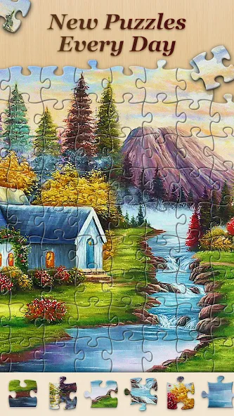 Jigsawscapes® - Jigsaw Puzzles (Джигсоускейпс)  [МОД Unlocked] Screenshot 3