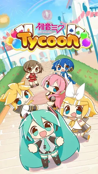 Hatsune Miku Tycoon (Хацуне Мику Тайкун)  [МОД Много монет] Screenshot 1