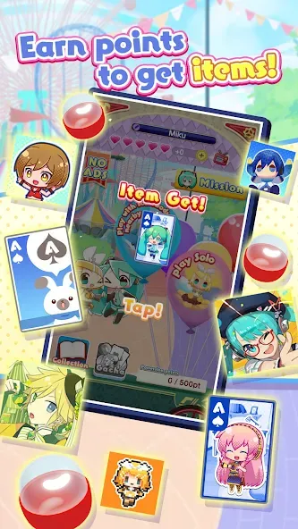 Hatsune Miku Tycoon (Хацуне Мику Тайкун)  [МОД Много монет] Screenshot 4