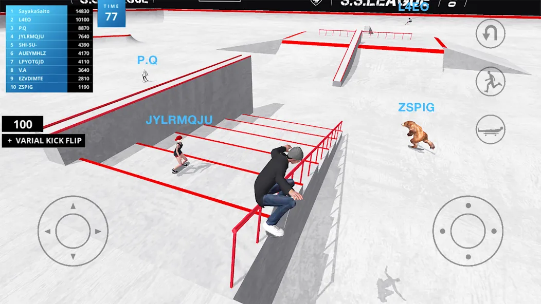 Skate Space (Скейт Спейс)  [МОД Menu] Screenshot 1