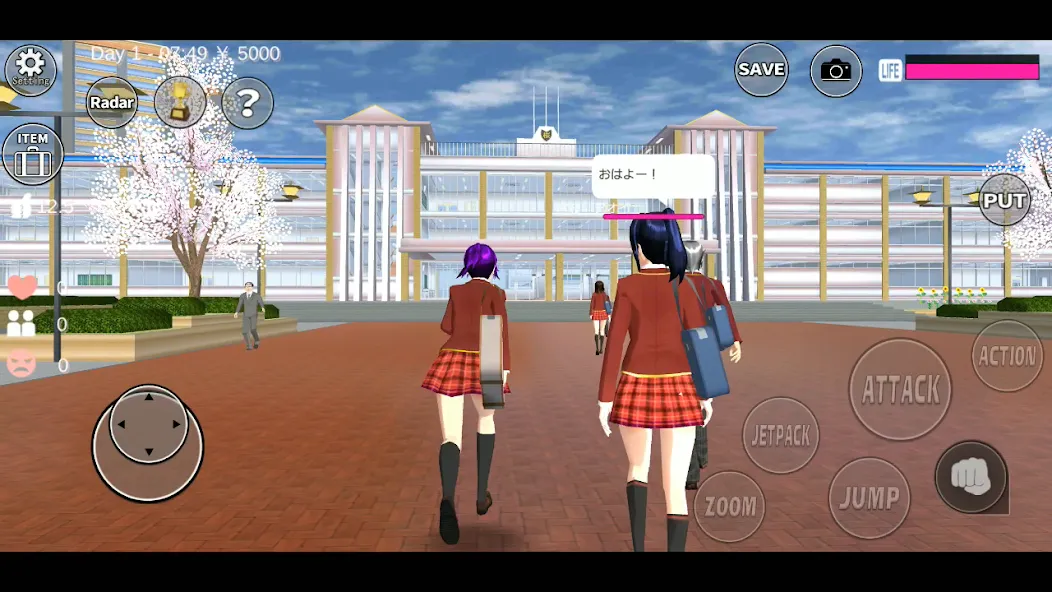 SAKURA School Simulator (Сакура Скул Симулятор)  [МОД Меню] Screenshot 1