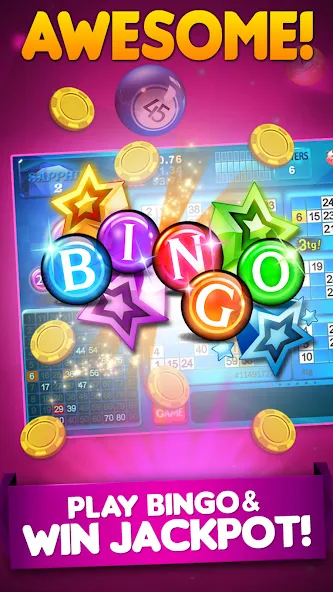 Bingo 90 Live : Vegas Slots (Бинго 90 Лайв)  [МОД Много денег] Screenshot 3