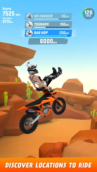 Max Air Motocross (Макс Эйр Мотокросс)  [МОД Unlocked] Screenshot 2