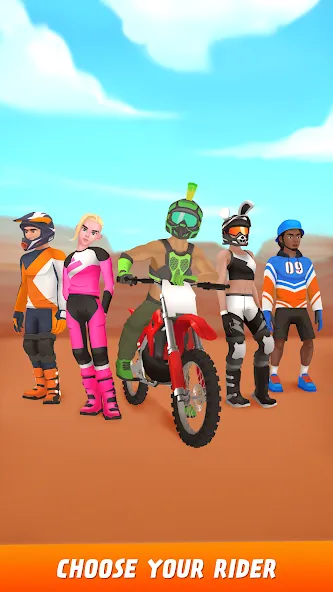 Max Air Motocross (Макс Эйр Мотокросс)  [МОД Unlocked] Screenshot 5