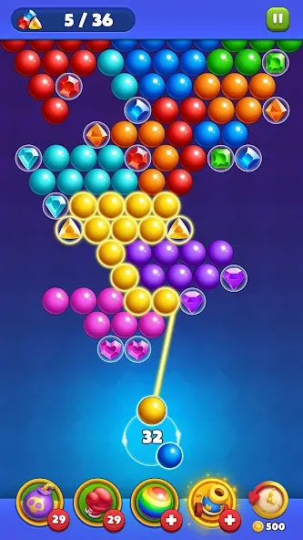 Bubble Shooter Royal Pop  [МОД Unlimited Money] Screenshot 5