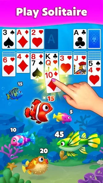 Solitaire Fish  [МОД Menu] Screenshot 1