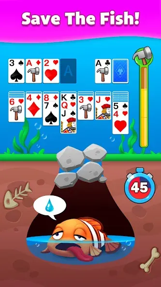 Solitaire Fish  [МОД Menu] Screenshot 2