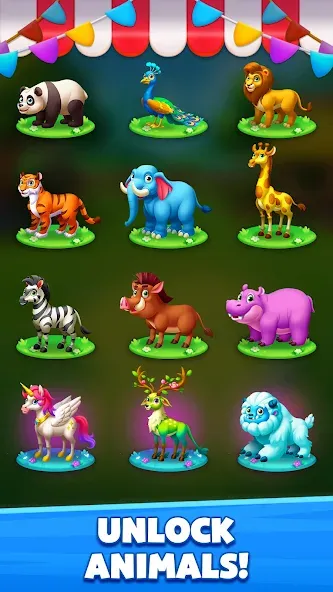 Solitaire Zoo  [МОД Много монет] Screenshot 4