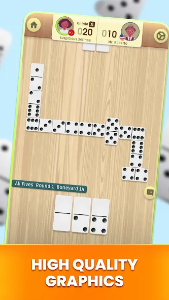 Dominoes: Classic Dominos Game  [МОД Unlocked] Screenshot 2